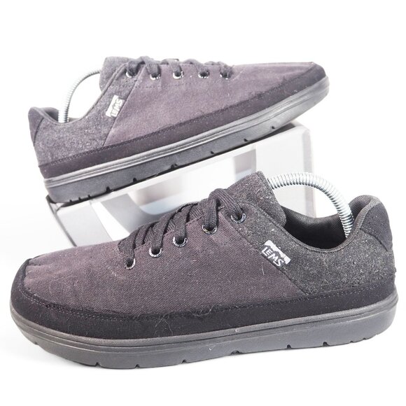 Lems Chillum Blackjack Minimalist Lace-up Sneakers Black Men's 10 Women's 11.5 - Picture 1 of 11